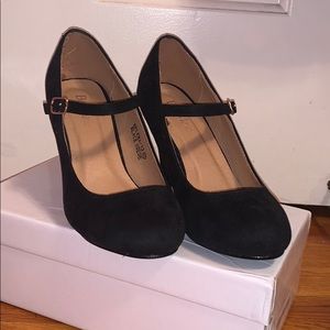 Black Suede Heels